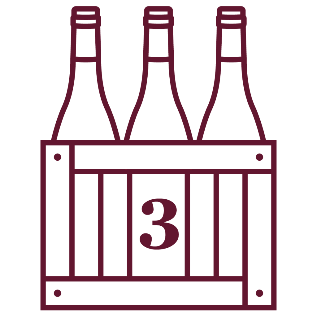 Caja madera 3 botellas