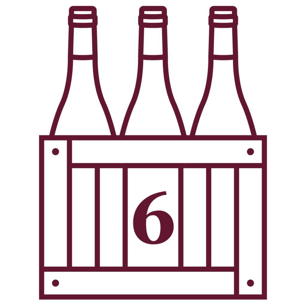 Caja madera 6 botellas